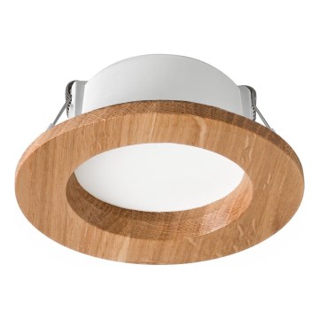 LED infälld takspot WOODY SPOT LED/5,5W/230V 4000K ek Ø 10 cm