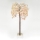 LED Jul dekorativ artificial trä CHERRY TREE 84xLED/230V 1,7 m körsbär