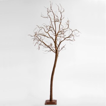 LED Jul dekorativ konstgjord trä TREE 176xLED/230V 2,5 m