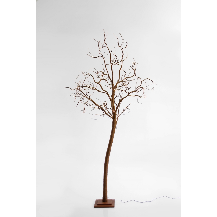 LED Jul dekorativ konstgjord trä TREE 180xLED/230V 1,8 m
