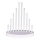LED jul ljusstake  10xLED/3xAA vit 
