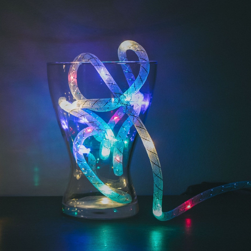 LED Jul řetez 20xLED 2,3m flerfärgade