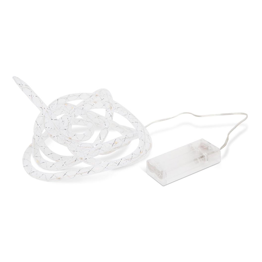 LED Jul řetez 20xLED 2,3m varm vit 