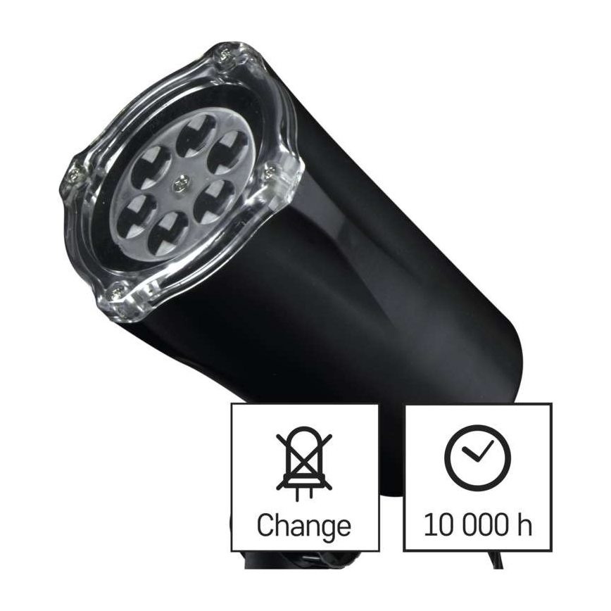LED Jul utomhusprojektor LED/3,6W/230V IP44 kall vit
