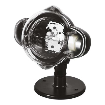 LED Jul utomhusprojektor LED/4W/230V IP44 vit