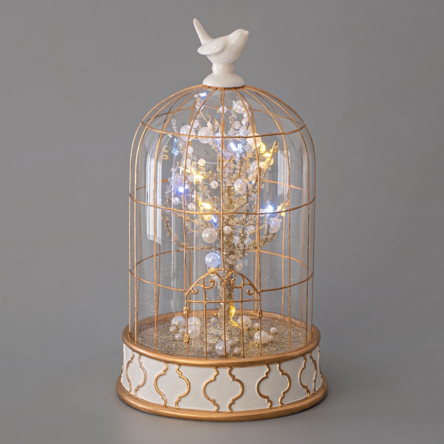 LED juldekoration 12xLED/3xAAA varm vit