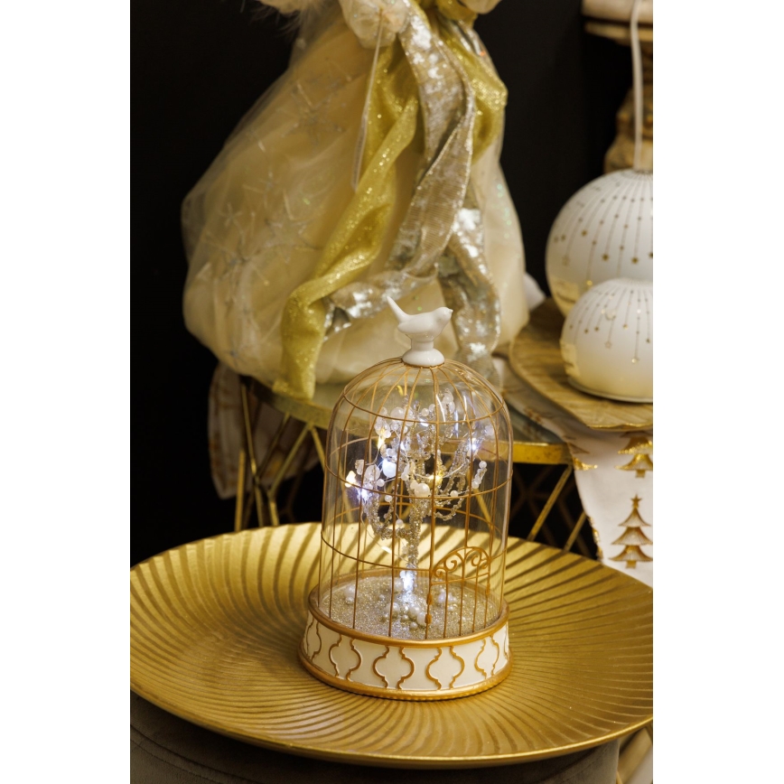 LED juldekoration 12xLED/3xAAA varm vit