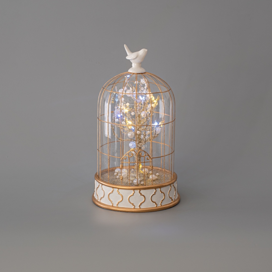 LED juldekoration 12xLED/3xAAA varm vit