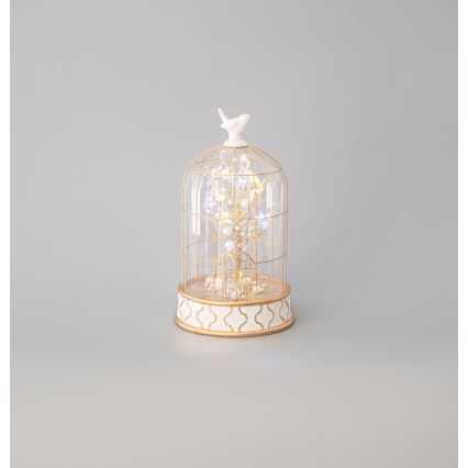 LED juldekoration 12xLED/3xAAA varm vit