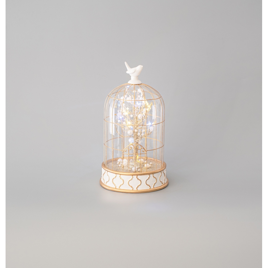 LED juldekoration 12xLED/3xAAA varm vit