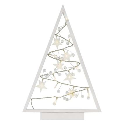 LED Juldekoration 15xLED/2xAA gran