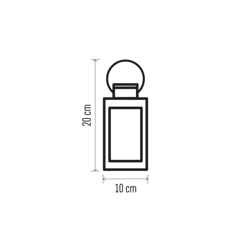 LED juldekoration  1xLED/3xAAA svart 