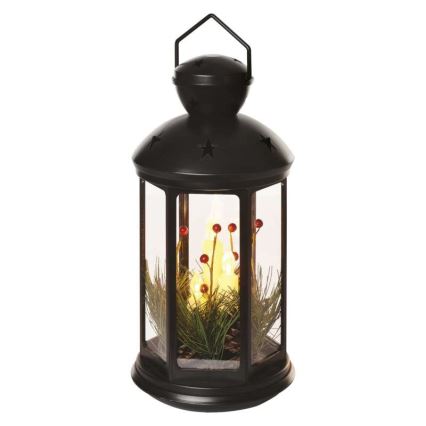 LED juldekoration  1xLED/3xAAA svart 