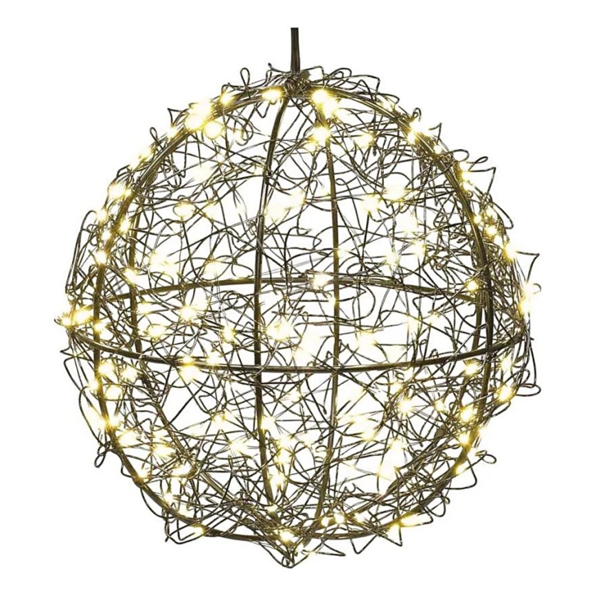 LED-juldekoration, 200 LED, 230 V, Ø 20 cm