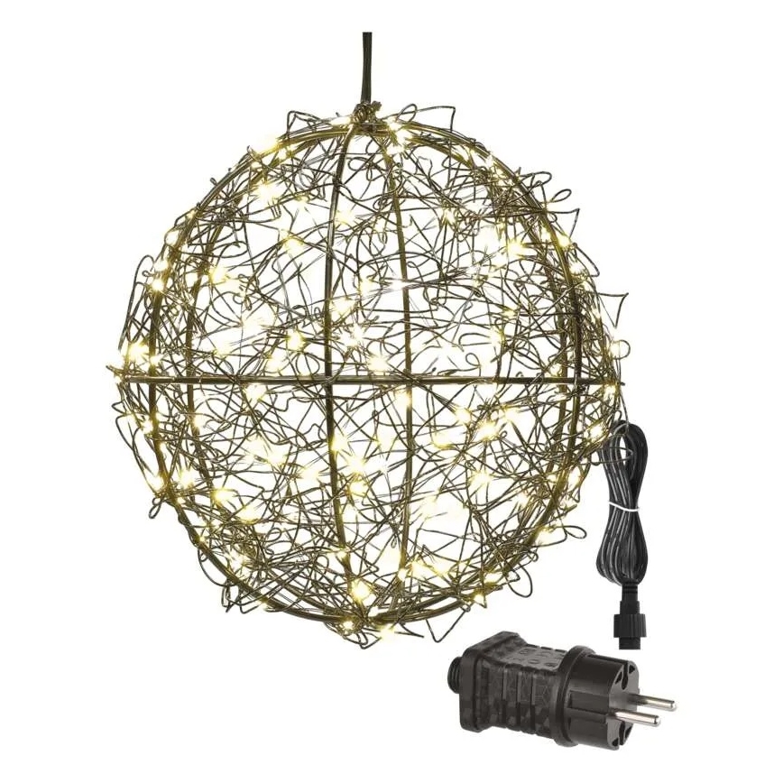 LED-juldekoration, 200 LED, 230 V, Ø 20 cm