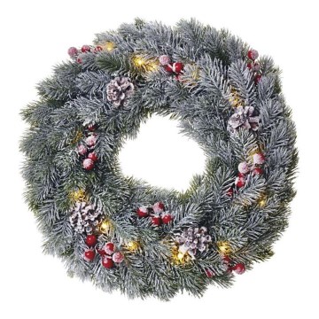 LED juldekoration  20xLED/2xAA diameter  38 cm