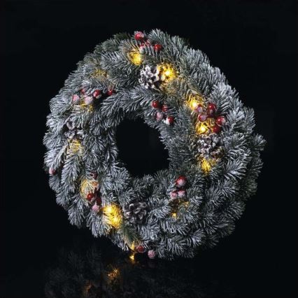 LED juldekoration  20xLED/2xAA diameter  38 cm