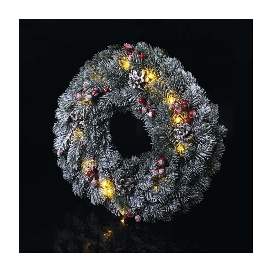 LED juldekoration  20xLED/2xAA diameter  38 cm