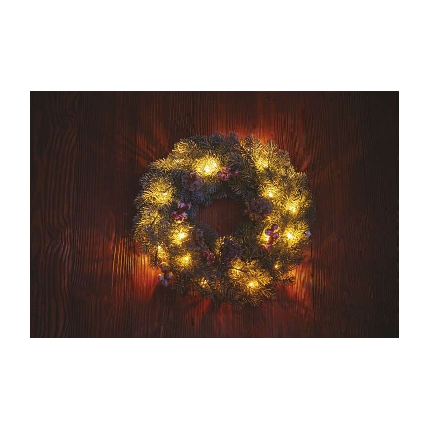 LED juldekoration  20xLED/2xAA diameter  38 cm