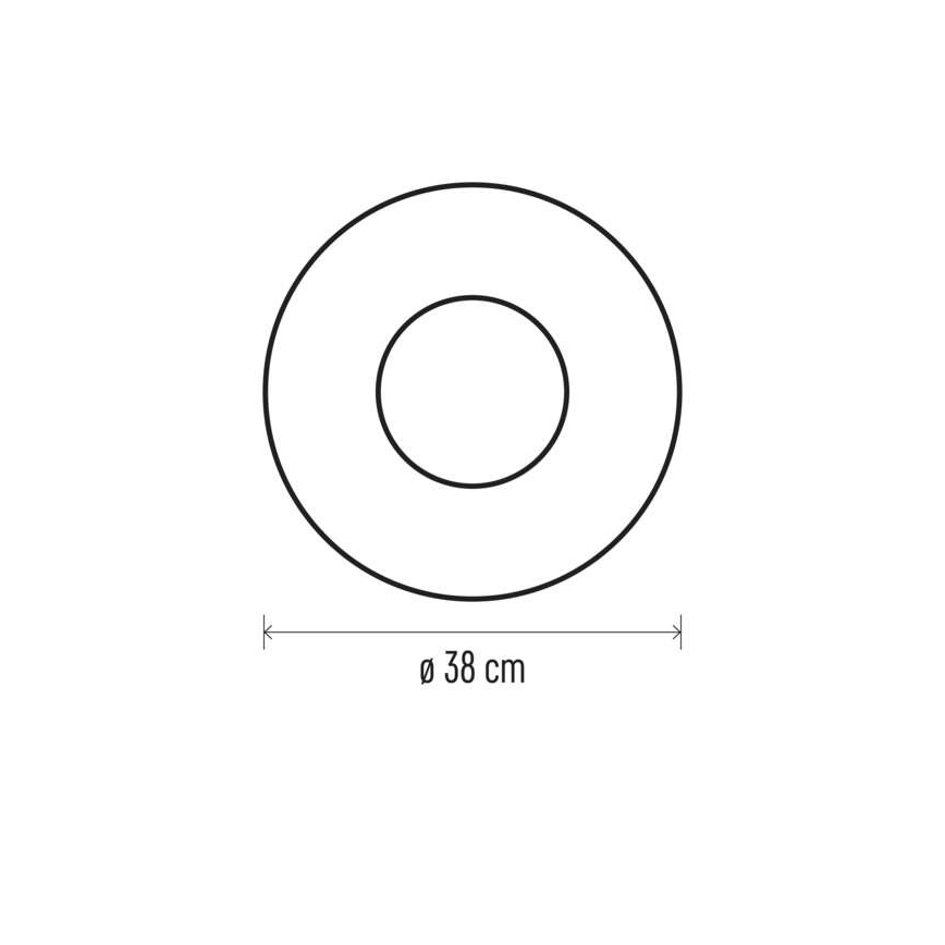 LED juldekoration  20xLED/2xAA diameter  38 cm