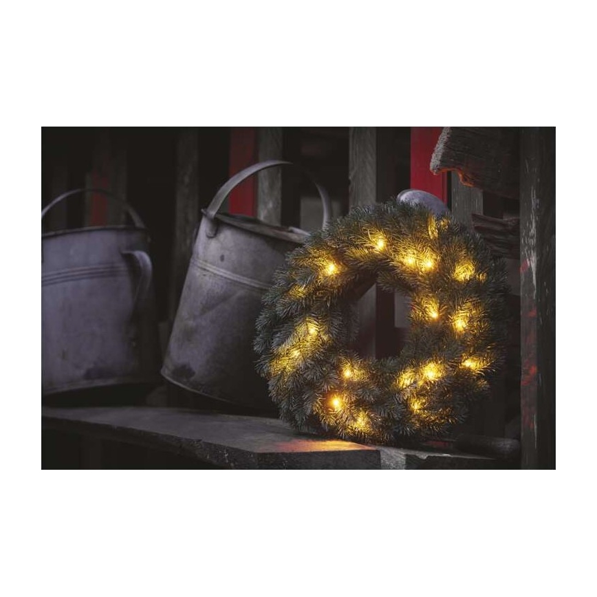 LED juldekoration  20xLED/2xAA diameter  40 cm