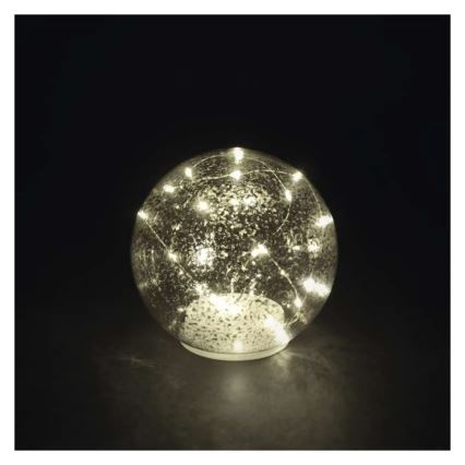 LED juldekoration 20xLED/3xAA kulor Ø 15 cm