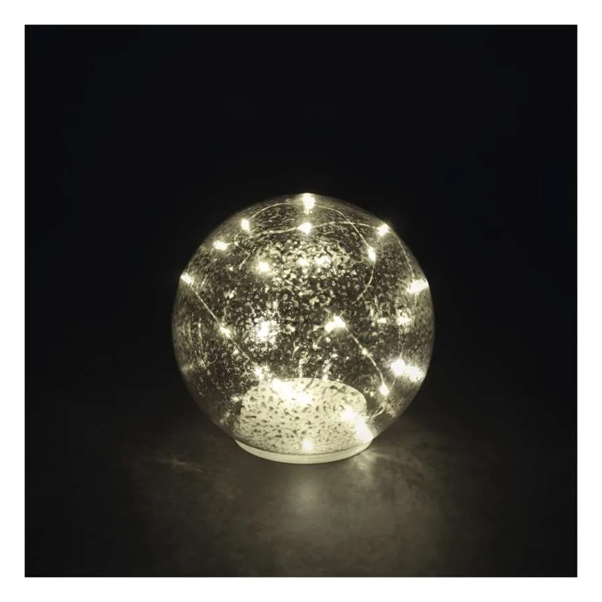 LED juldekoration 20xLED/3xAA kulor Ø 15 cm