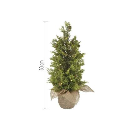 LED juldekoration 30xLED/3xAA IP44