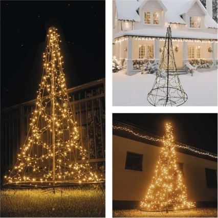 LED juldekoration 480xLED/230V IP44 180 cm