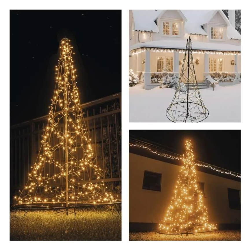 LED juldekoration 480xLED/230V IP44 180 cm