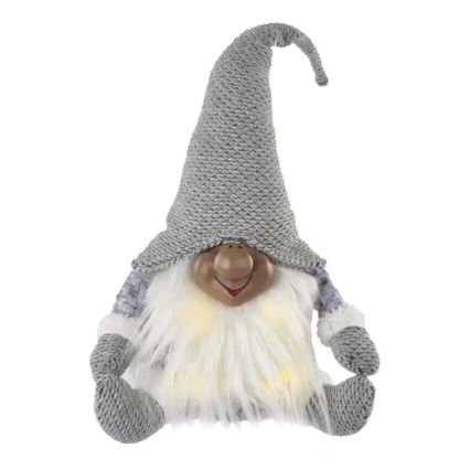 LED Juldekoration 4xLED/3xAA tomte
