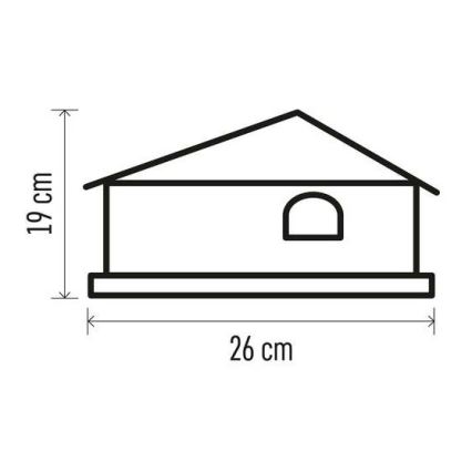 LED juldekoration  5xLED/3xAA