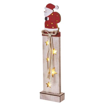 LED juldekoration  7xLED/2xAA santa