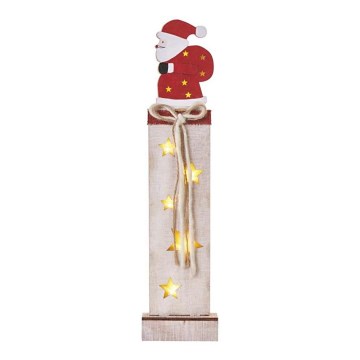 LED juldekoration  7xLED/2xAA santa