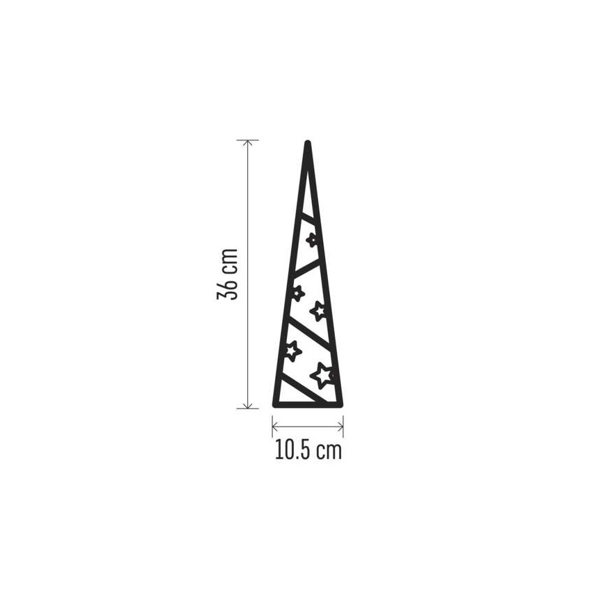 LED juldekoration  8xLED/2xAA