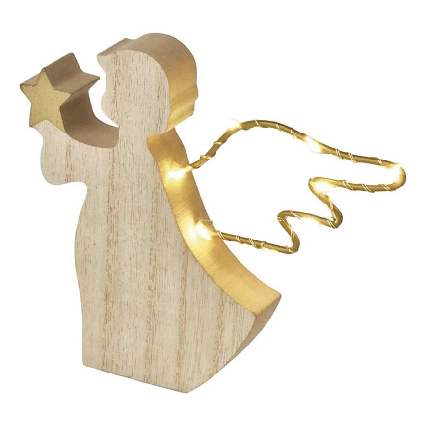 LED-juldekoration 8xLED/2xAAA ängel