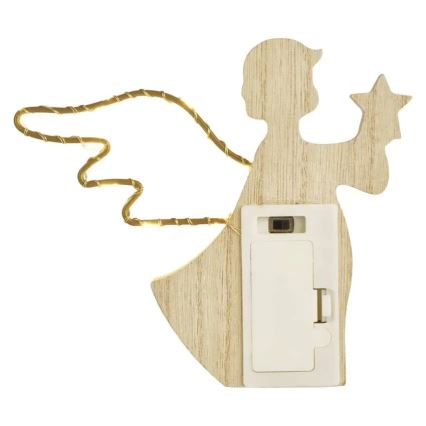 LED-juldekoration 8xLED/2xAAA ängel