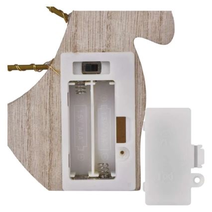 LED-juldekoration 8xLED/2xAAA ängel