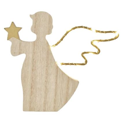 LED-juldekoration 8xLED/2xAAA ängel