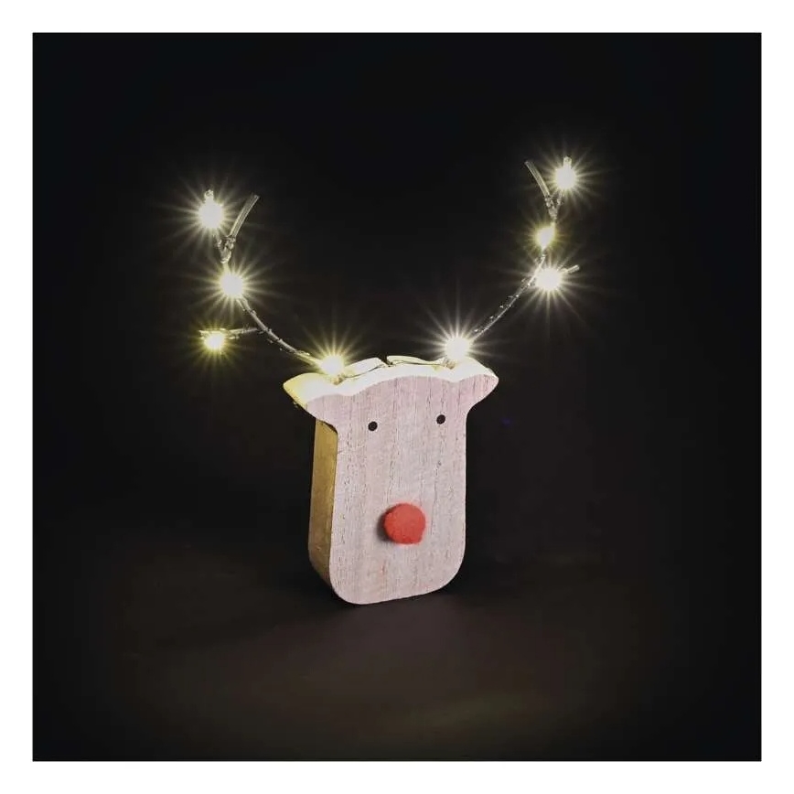 LED juldekoration 8xLED/2xAAA ren