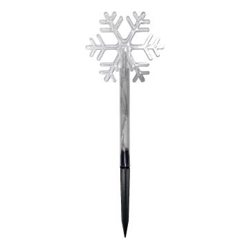 LED juldekoration för utomhusbruk 3xLED/2xAA IP44 varmvit snöflinga