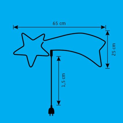 LED juldekoration för utomhusbruk LED/10W/230V IP44