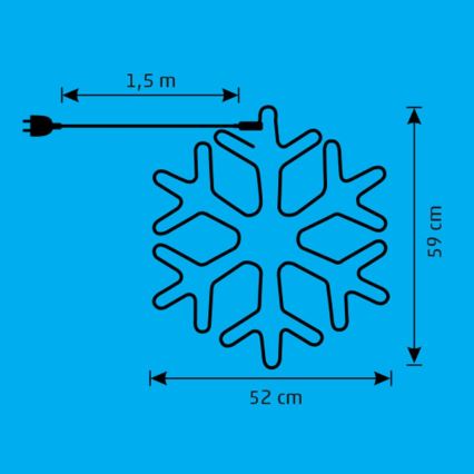 LED juldekoration för utomhusbruk LED/26W/230V IP44