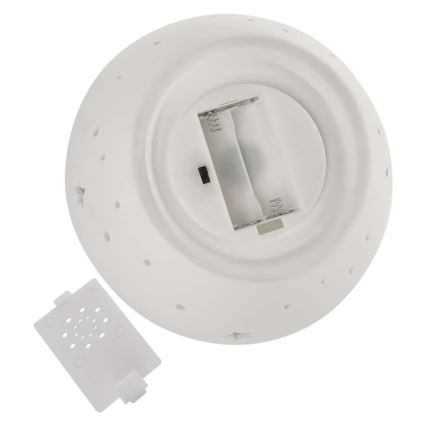 LED-juldekoration, keramisk ängel med LED (0,4 W), drivs av 2×AA-batterier