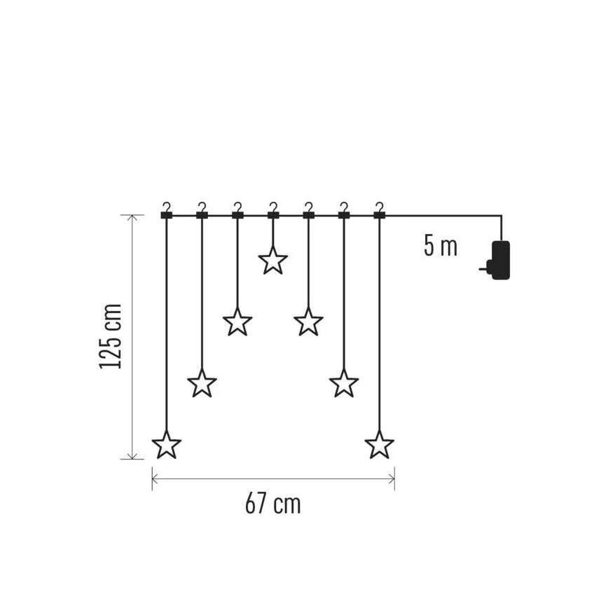 LED-juldekoration LED/0,3 W/3xAA kula Ø 12 cm