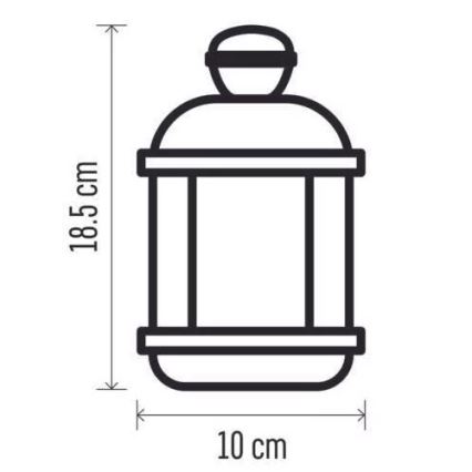 LED Juldekoration LED/1xCR2032 varm vit