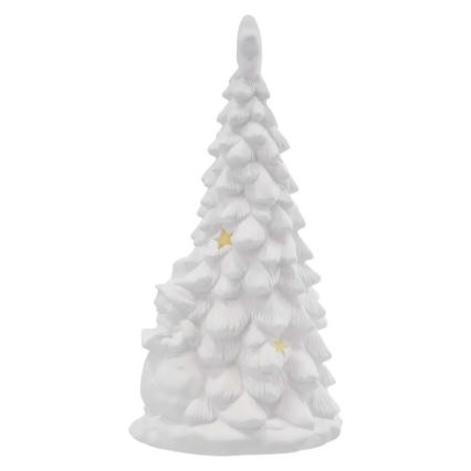 LED-juldekoration LED/2xAA varmvitt ljus julgran