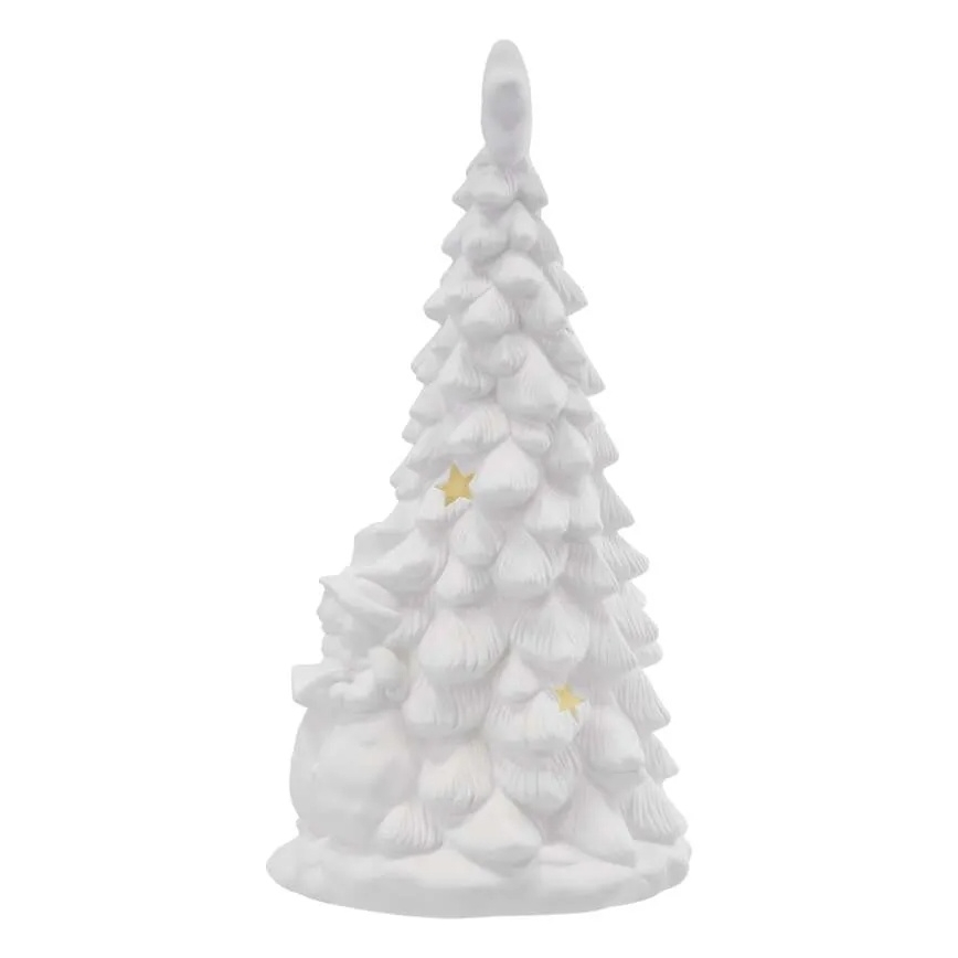 LED-juldekoration LED/2xAA varmvitt ljus julgran