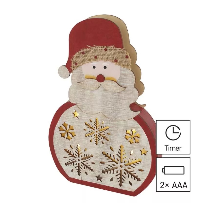 LED juldekoration LED/2xAAA Santa