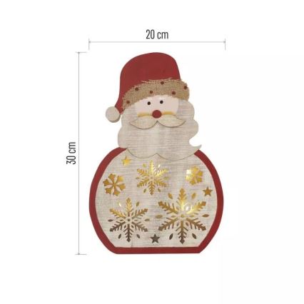 LED juldekoration LED/2xAAA Santa